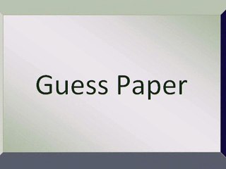Biology 9th Class Guess Papers 2015