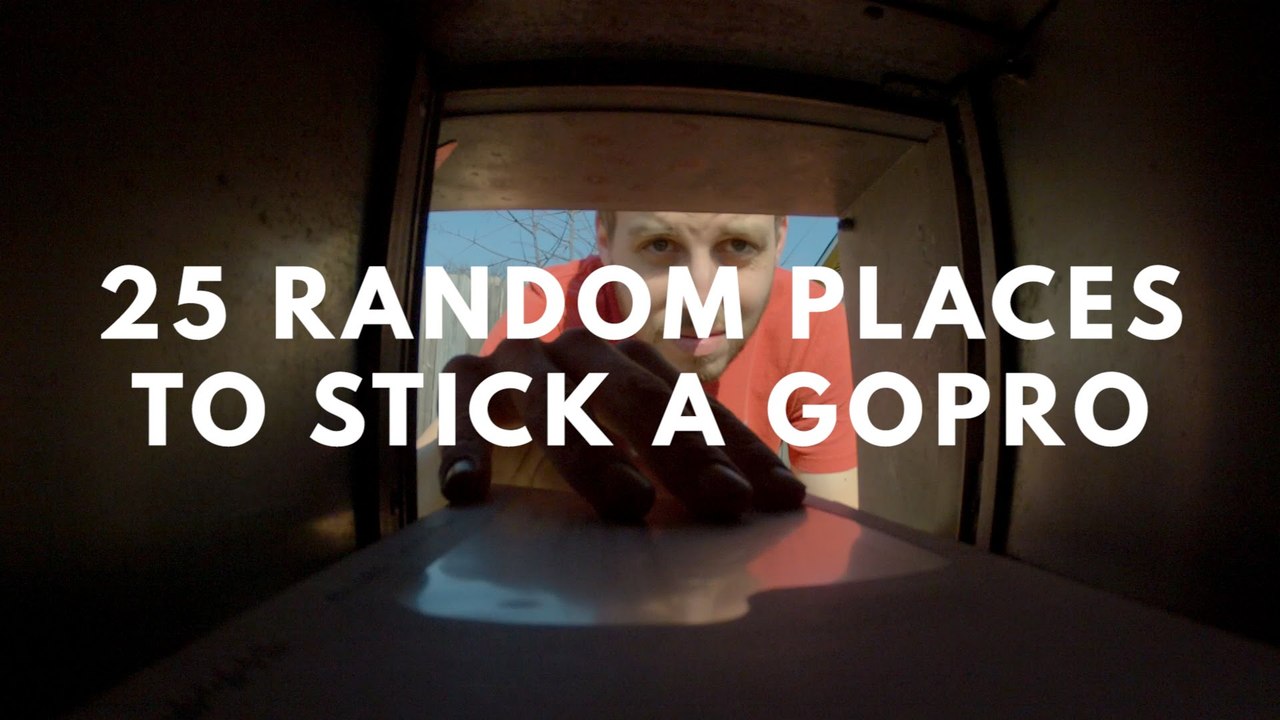 25 endroits où placer une GoPro