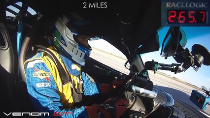 Venom GT Runs 0 to 265.7 mph in 2 Miles