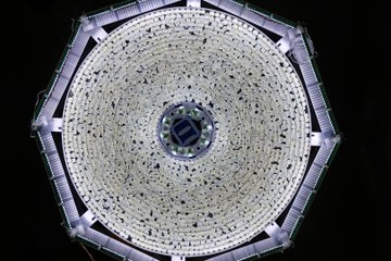 Simple shear on ring experiment, white light