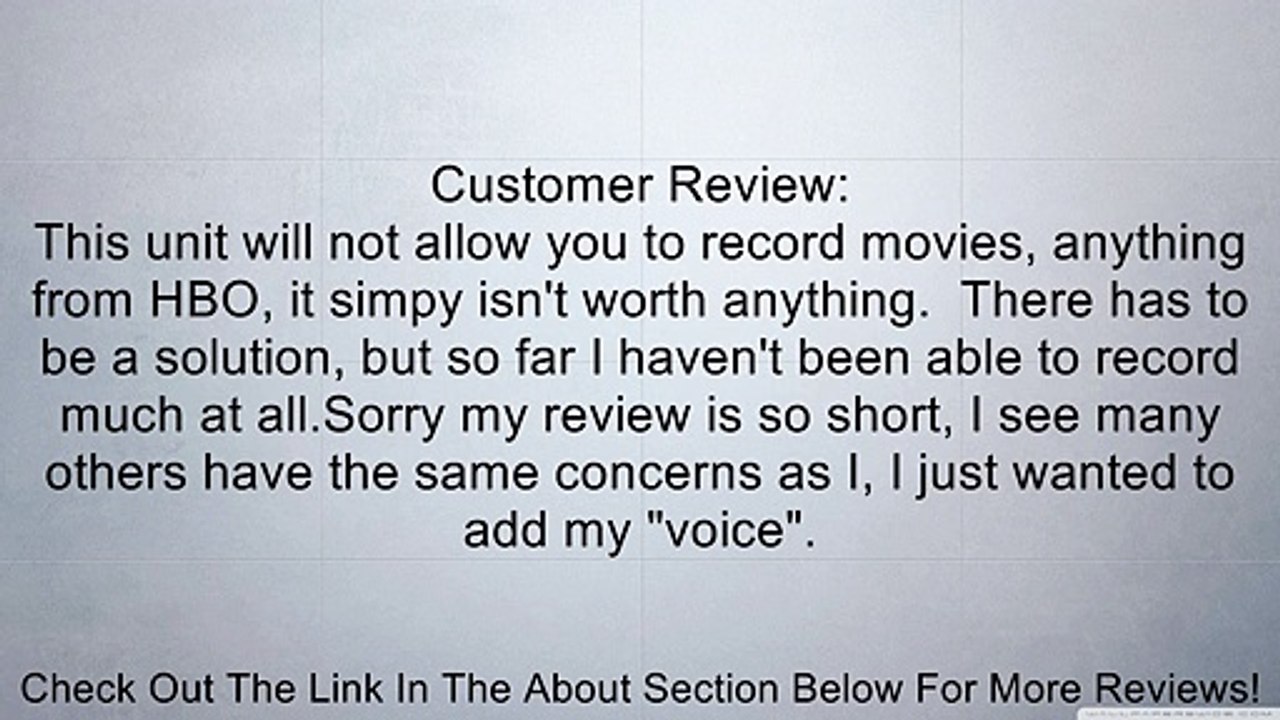 Sony RDR-GX355 Tunerless DVD Recorder Review