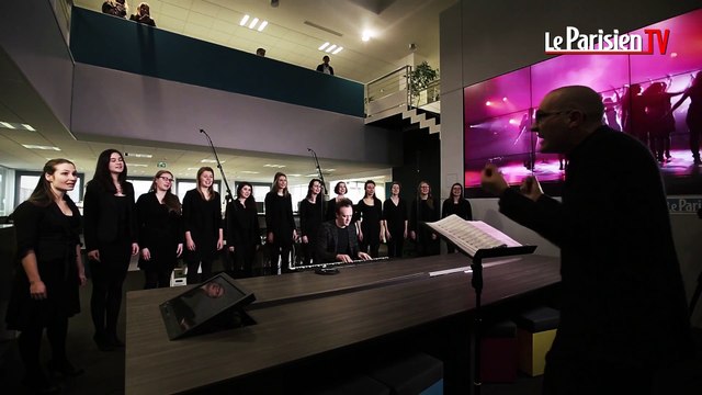 La chorale Scala chante La Seine en live au Parisien
