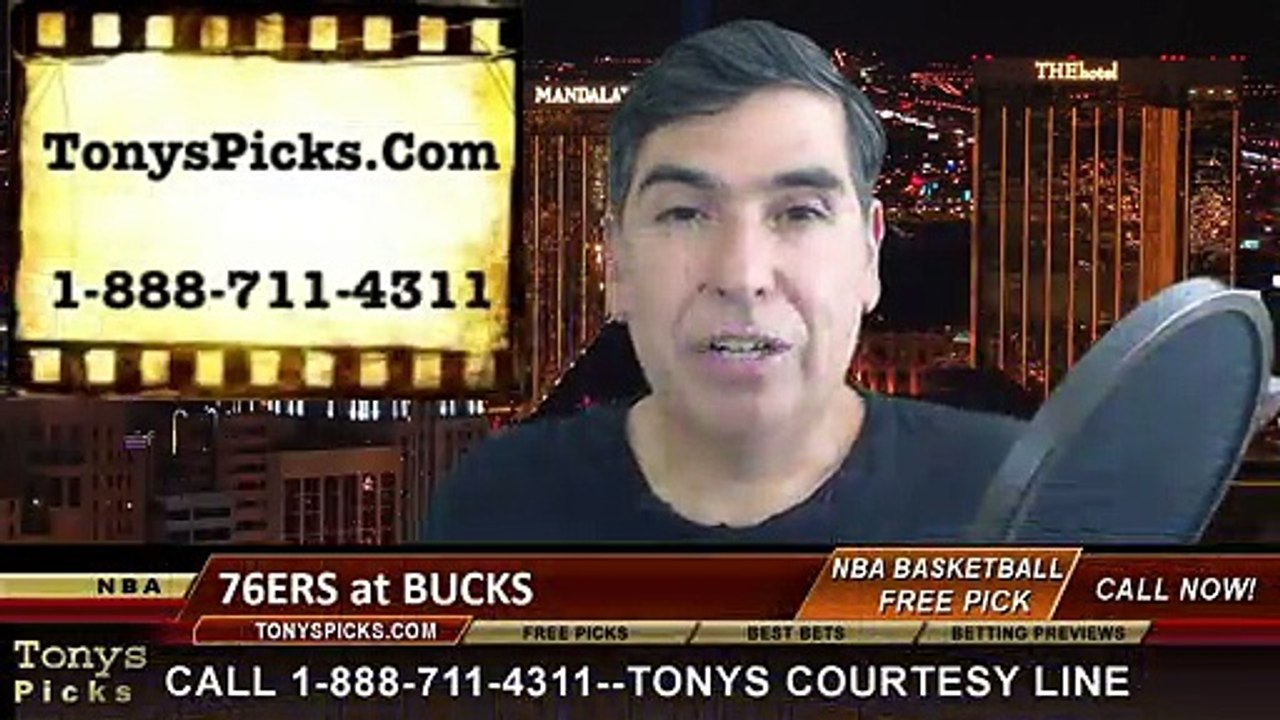 Milwaukee Bucks vs. Philadelphia 76ers Free Pick Prediction NBA Pro Basketball Odds Preview 2-25-2015