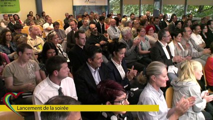 Accueil par François Moutot, Directeur général de lAPCMA et Gérard Bobier, président de la CMA d'Indre-et-Loire