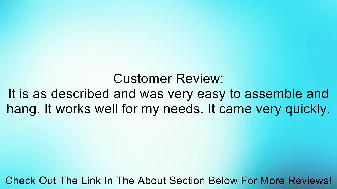 20" - 32" Adjustable Tapestry/Curtain Rod with Ball Ends - Matte Black Review