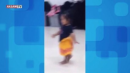 3 yaşındaki kızdan muhteşem dans