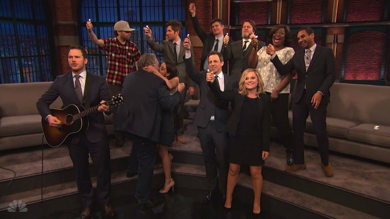 Cast Of Parks & Rec Says Goodbye By Making Out With Each Other