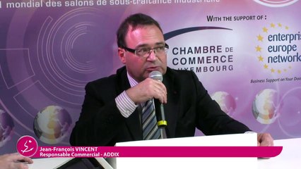 Interview ADDIX SAS : formulation dun élastomère spécifique pour AIRBUS (nominé aux Trophées MIDEST 2014 Catégorie Bureaux détudes)