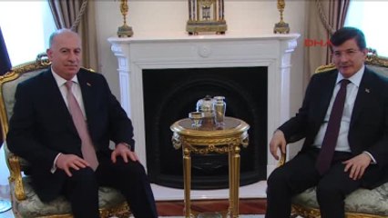 Başbakan Davutoğlu Irak Cumhurbaşkanı Yardımcısı Nuceyfi'yi Kabul Etti