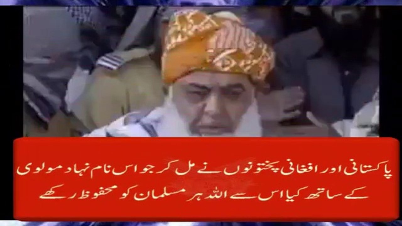 Pashtuns Pakistani and Afghan Joint Venture,  No Mercy Super Insult Of Molana Diesel Molana