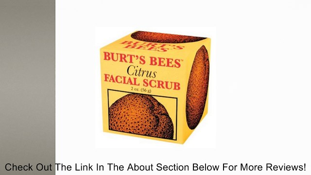 Burt's Bees Citrus Facial Scrub Review