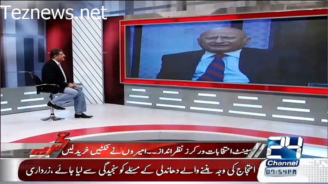Zafar Hilaly’s Advice for Imran Khan in a Live Show