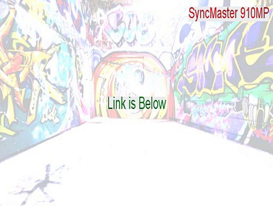 SyncMaster 910MP Cracked [Instant Download]