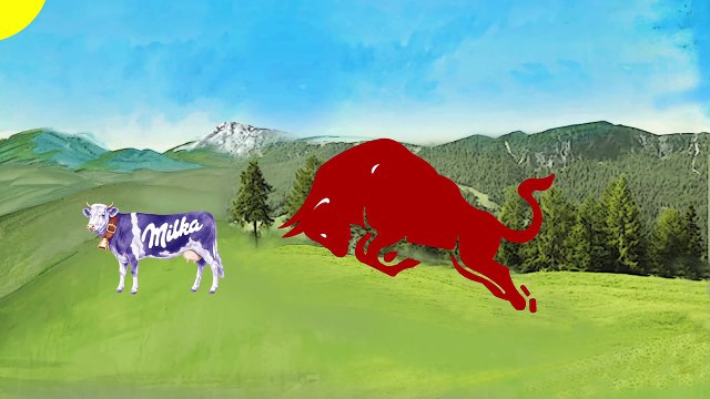 Red Bull Milka lustige Werbung 2015 Milk Bull Energy Drink