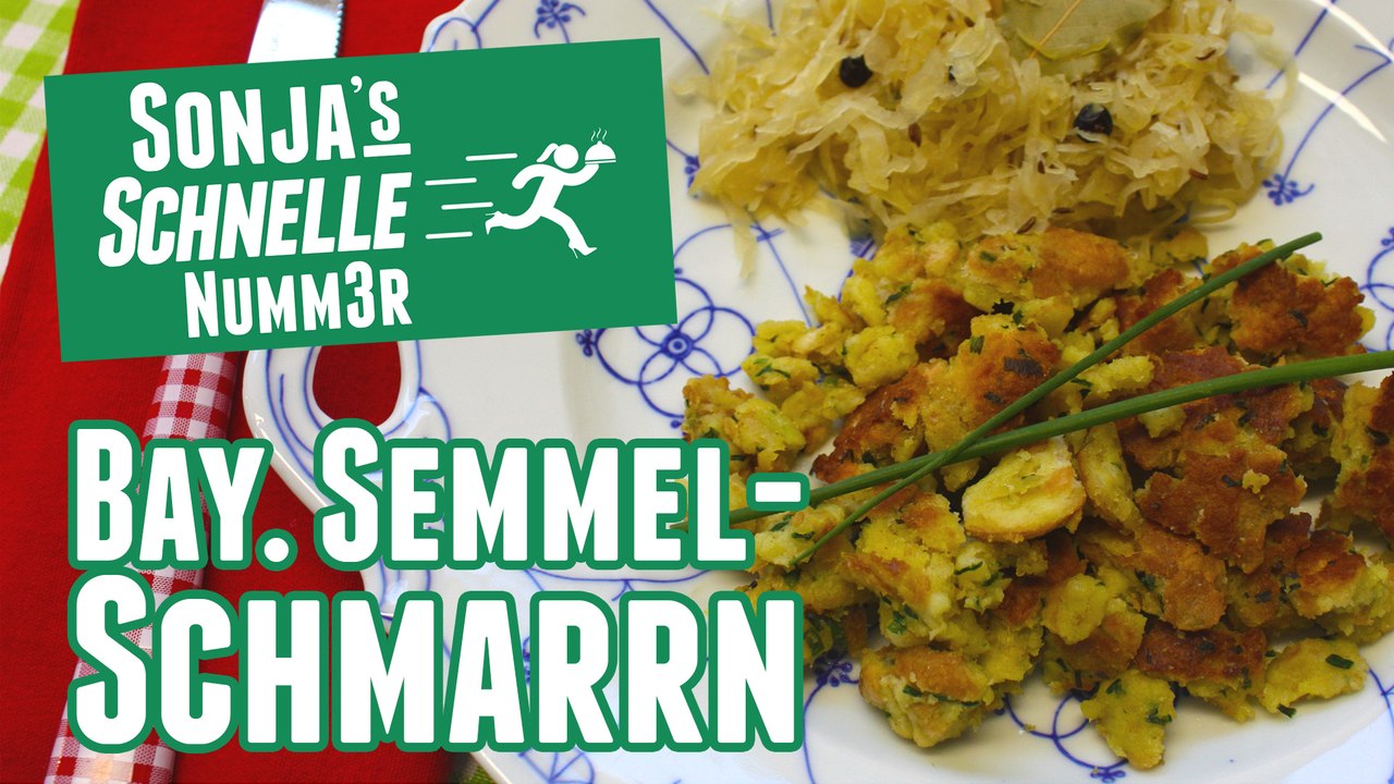 Bayerischer Semmel-Schmarrn - Kollaboration Regionale Küche (Sonja's Schnelle Nummer #32)