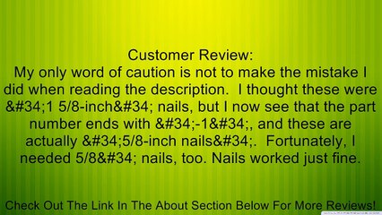 PORTER-CABLE PBN18063-1 5/8-Inch 18 Gauge Brad Nails, 1000-Pack Review