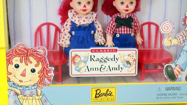 BARBIE Collector Kelly & Tommy Raggedy Ann & Andy Frozen Toby Doll AllToyCollector