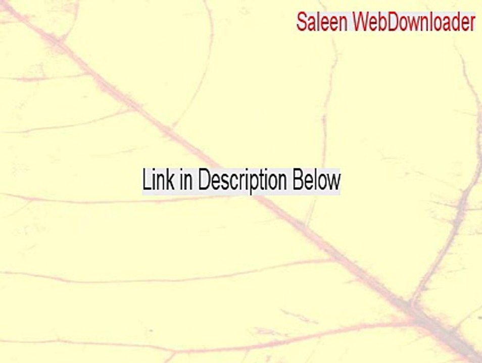 Saleen WebDownloader Download - Instant Download