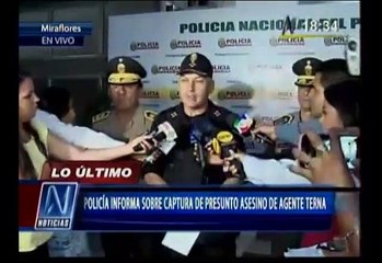 Policía capturó a asesino de agente del Grupo Terna