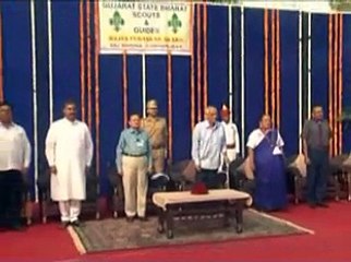 Gujarat State Bharat Scouts & Guides visited by Governor OP Kohli