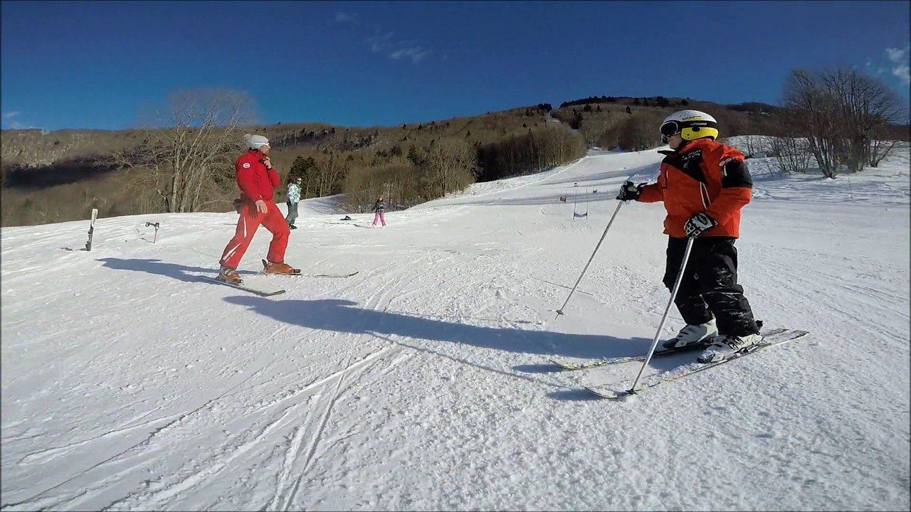 entrainement ski enzo les aillons