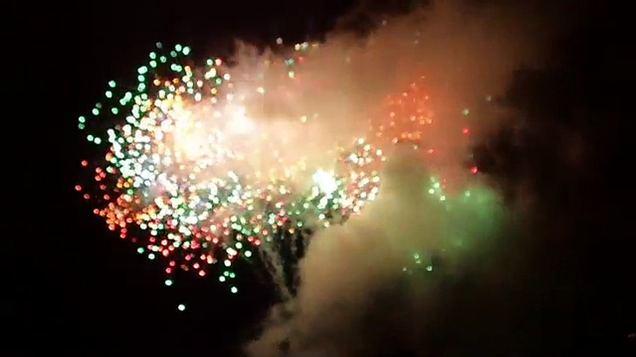 Feuerwerk nahe piesberg, osnabrück, 2.11.2013