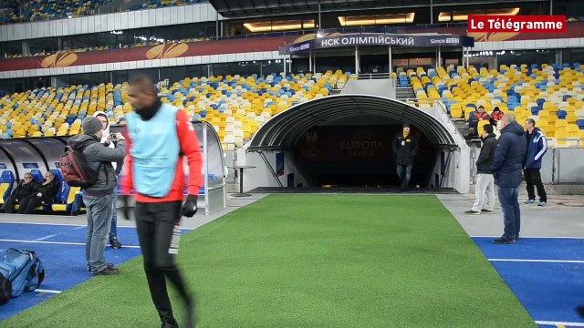 Ligue Europa Kiev : les Guingampais à l'entraînement