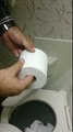 Comment dérouler du papier toilette rapidement