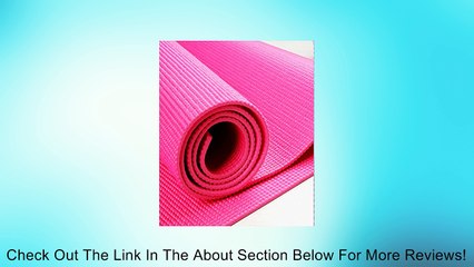 Скачать видео: Yoga Mat - With Carry Strap -Great Pilates And Exercise Mat With Carry Sling -Save On Yoga Mat Bag-Best Classic Yoga Mat - 1/8