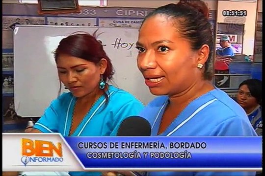 Bien Informado - Cursos de enfermería, bordado, cosmetología y podología