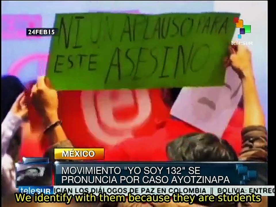 Mexican youth mobilize in support of Ayotzinapa