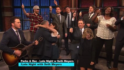 April & Jerry MAKE OUT? Parks and Rec FINALE | What's Trending Now