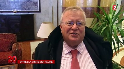 A Damas, avec les parlementaires français qui ont rencontré Al-Assad