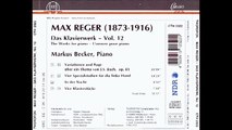 REGER Bach-Variationen Op.81 (1904) | M.Becker | 2000
