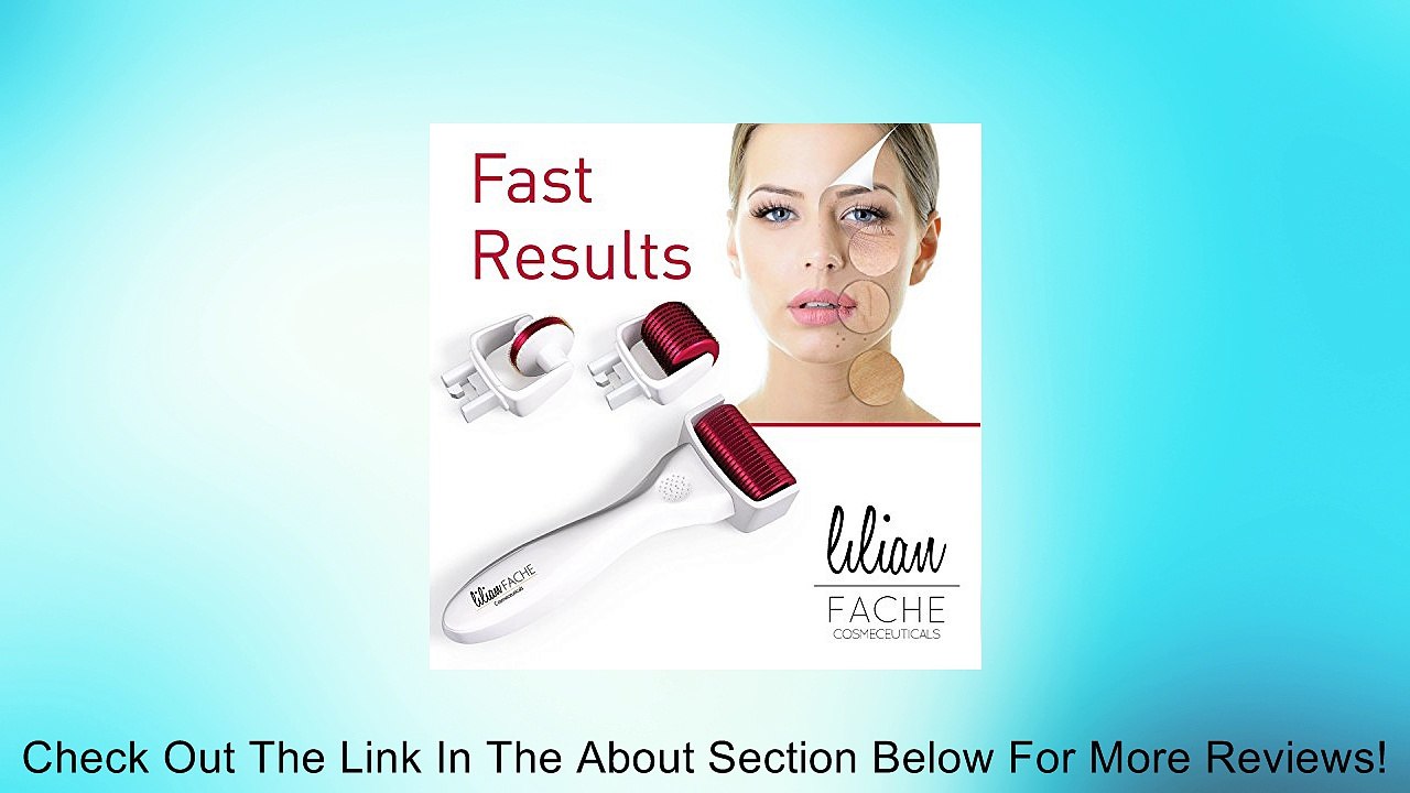 GET AN IN-HOME FACELIFT WITH DAZZLING RESULTS! 3-in-1 Derma Roller By Lilian Fache  Stimulates Collagen & Elastin Like A Real Facelift  Avoid Painful Surgery  Helps Reduce Scars, stretch Marks, Sun Damage, Age Spots, Wrinkles, And Sagging Skin, Look