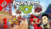 Let's Play Angry Birds Go! #1 Seedway Race Gameplay Walkthrough For iOS & Android