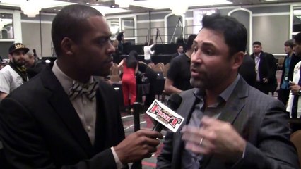 Oscar De La Hoya POST FIGHT Amir Khan vs Devon Alexander - Golden Boy Plans For 2015