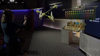 Microsoft's HoloLens Live Demonstration