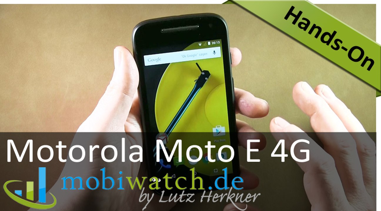 Video-Test Motorola Moto E 4G: LTE + Android 5 für 129 Euro