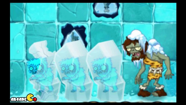 Plants vs Zombies 2 Frostbite Caves Part 2 Dancing Troglobite New Plants Power Up!