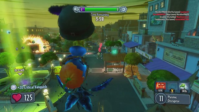 Plants vs Zombies Garden Warfare Garden & Graveyards Main Street Night Warfare