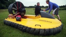 RAV4 presents Route 125  Dan flies across land & water in a Hovercraft at Morecambe Bay - Toyota