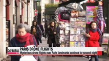 Mysterious drone flights over Paris landmarks continue for second day