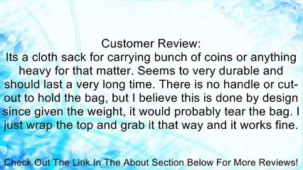 MMF Industries Cloth Silver Bag, 19in.H x 12in.W Review