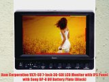 Ikan Corporation VX7i-SU 7-Inch 3G-SDI LCD Monitor with IPS Panel with Sony BP-U DV Battery