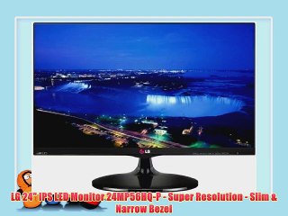 LG 24 IPS LED Monitor 24MP56HQ-P - Super Resolution - Slim & Narrow Bezel
