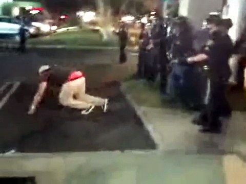 Anaheim protester shot by Police 7-24-12