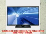 SAMSUNG 23.6IN LED 1920X1080 1000:1 VGA DVI BLACK W/VESA 100MM PVT/TILT / S24C450DL /