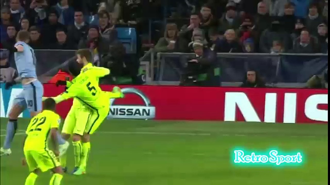 Manchester City vs Barcelona 1 - 2 All Goals Full Match Highlights UEFA Champions League 25/02/2015