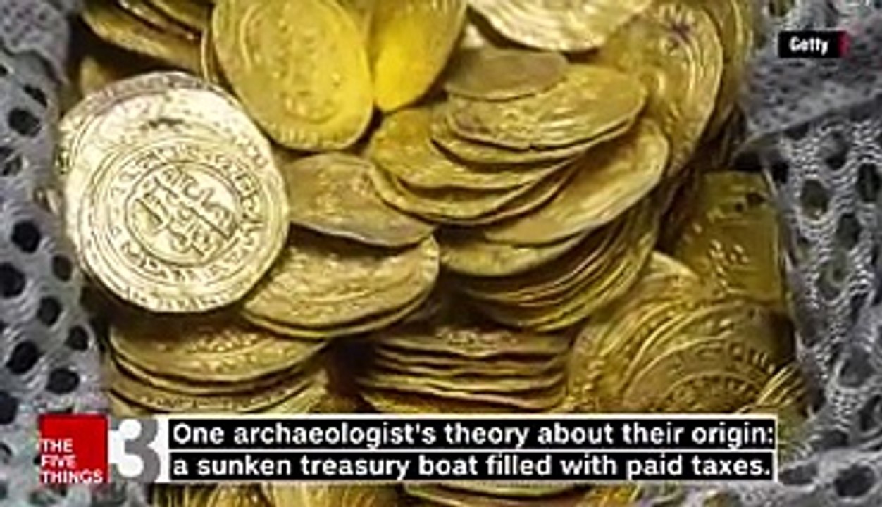 A Trove Of Gold Coins Off The Israeli Coast CNN Report-Driver find a trove of Gold Coins - Video Dailymotion